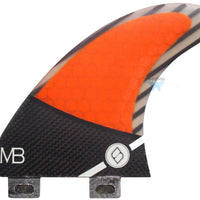 Shapers Fins - MB (FCS) Matt Banting - Orange - Small