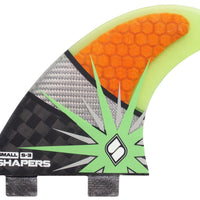 Shapers Fins - S3 (FCS) Spectrum - Green - Small