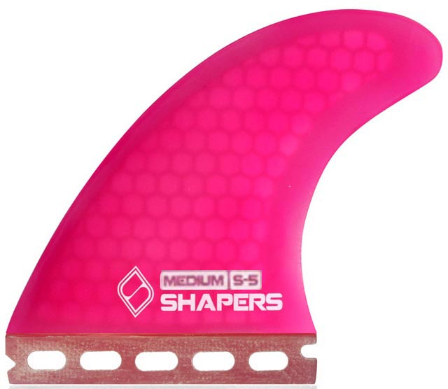 Shapers Fins - S5 (Future) - Pink - Medium