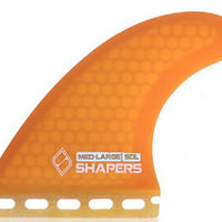 Shapers Fins - S6-SDL (Future) - Orange - Medium/Large