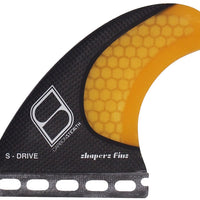 Shapers Fins - Stealth S-Drive (Future) - Yellow - Medium