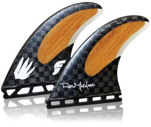 Future Fins - Rob Machado - Blackstix - Carbon/Bamboo – Wetfins