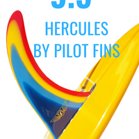 Pilot Fins - 9.5" Hercules - Multi Colour