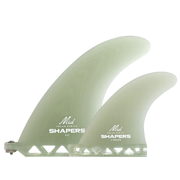 Shapers Fins - 2+1, 6.5" Volan + 4" Sides(Single Tab)