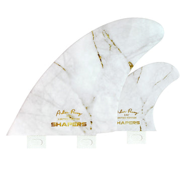 Shapers Fins - AP 5.55" Retro Keels (FCS1) - White Gold