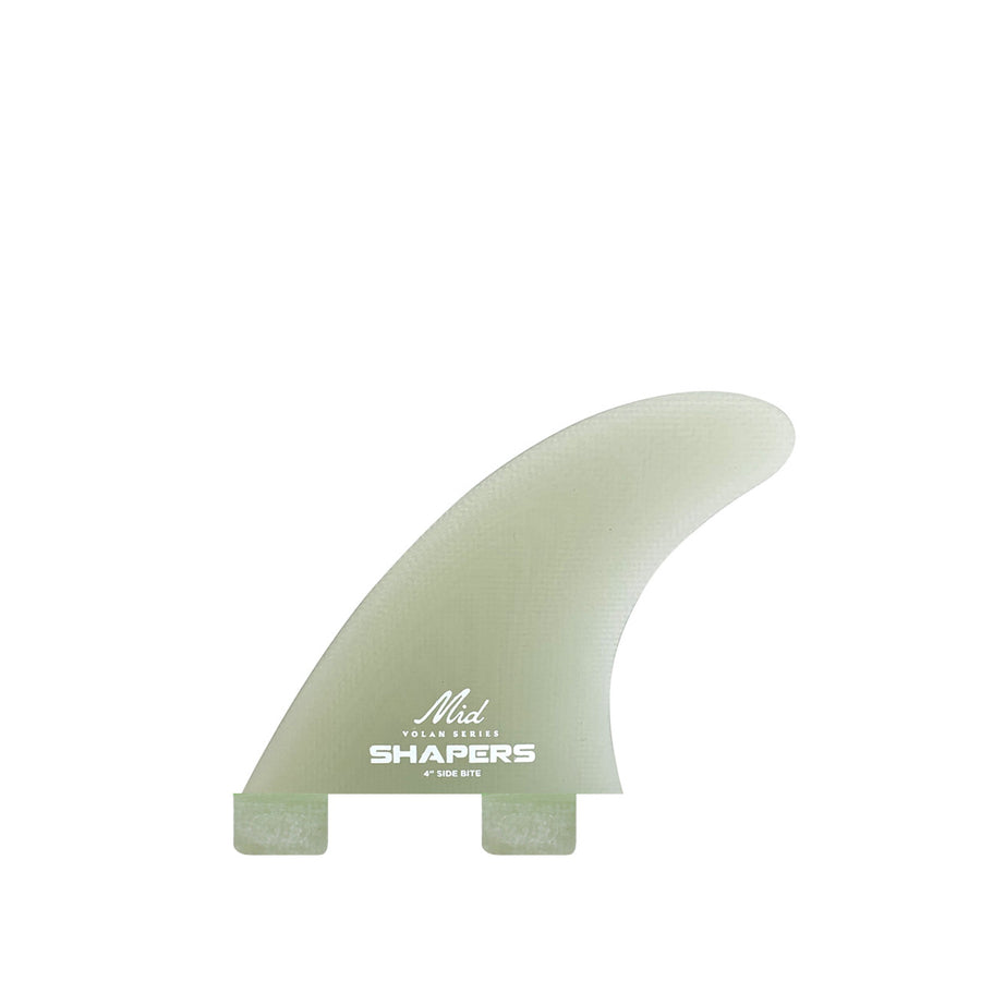 Shapers Fins - 4" Volan Mid (Dual Tab) - Side Fins
