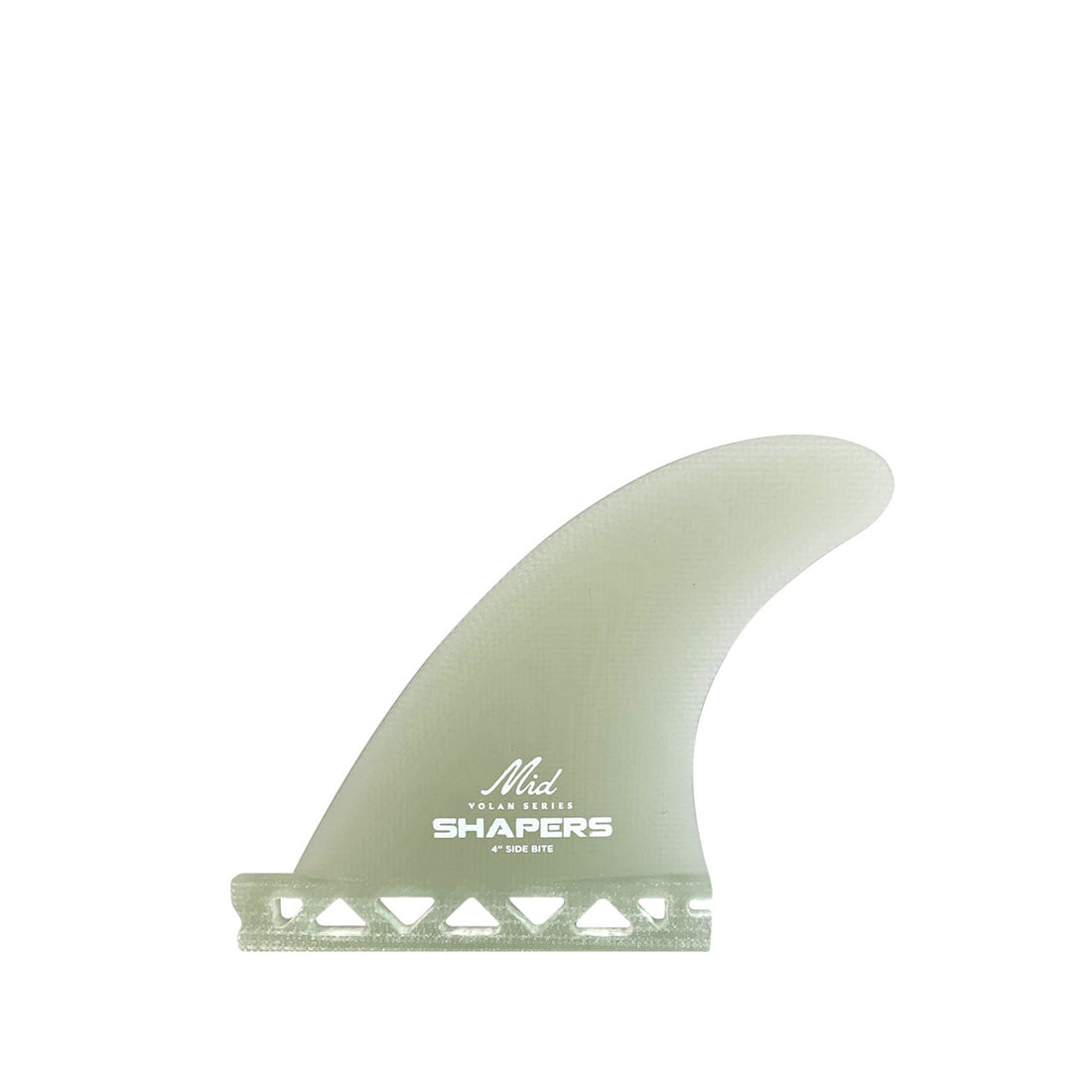 Shapers Fins - 4" Volan Mid (Single Tab) - Side Fins