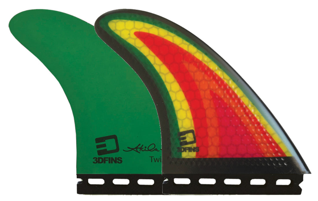 3DFins - Akila Aipa Foilz Twin Fins - (Futures)