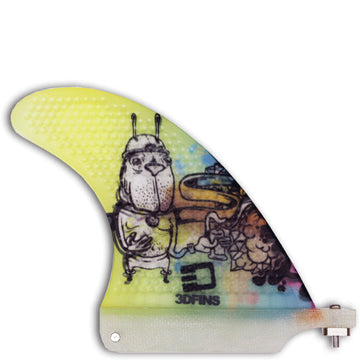 3DFins - 4.5" Box Fin - Graffiti