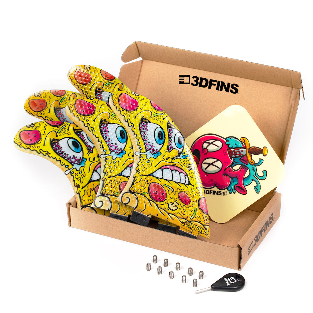 3DFins - 5 Fin Pizza (FCS 1) - Medium