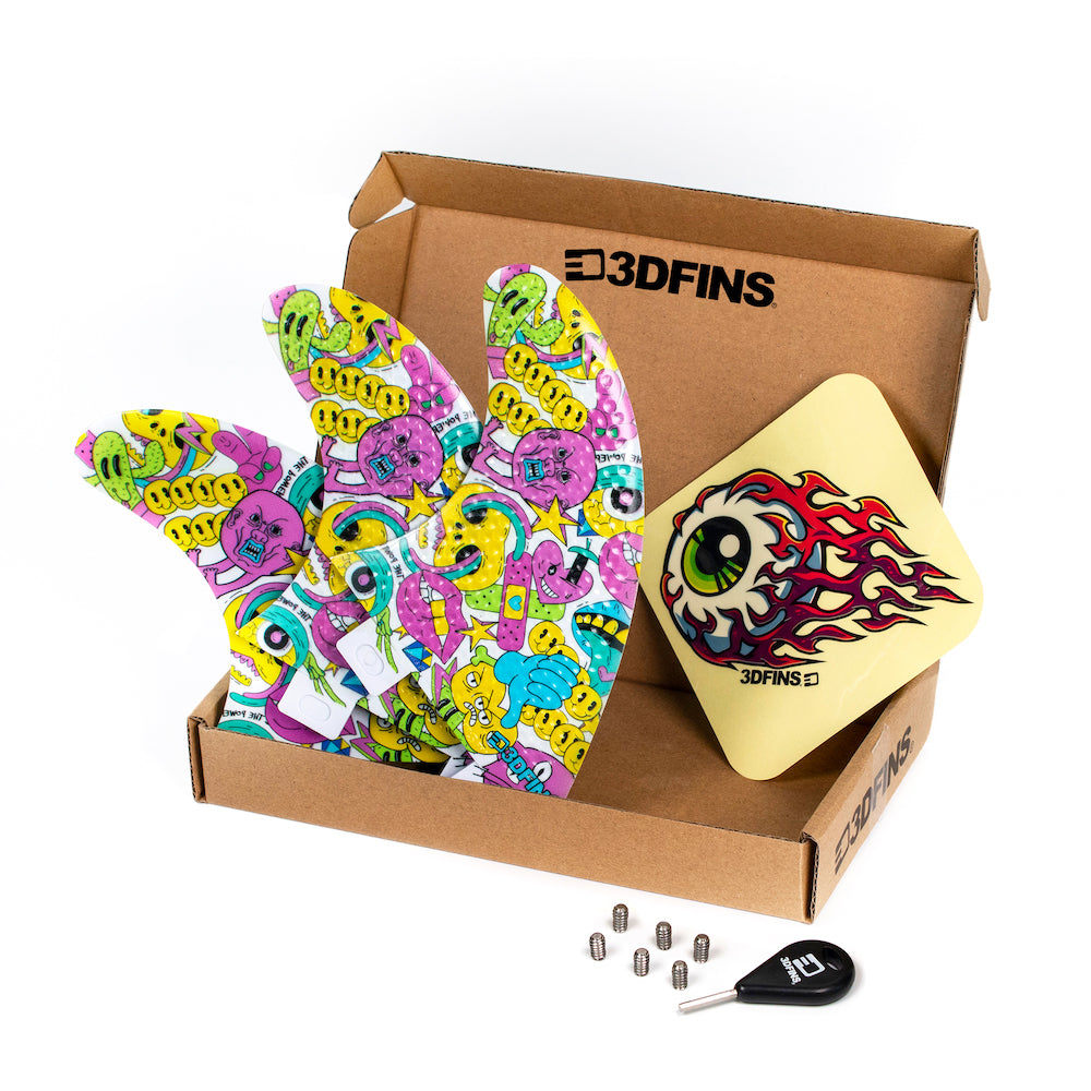 3DFins - Fruit Loops (FCS 1) - X-Small