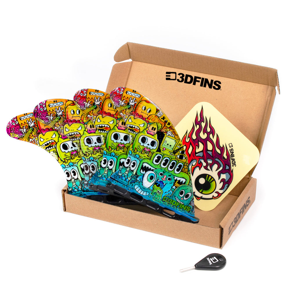 3DFins - Quad Monsters (Futures) - Medium