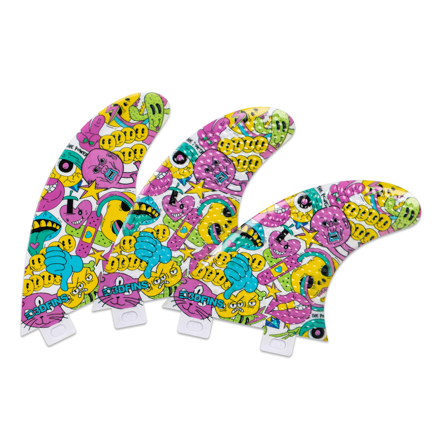 3DFins - Fruit Loops (FCS 1) - X-Small