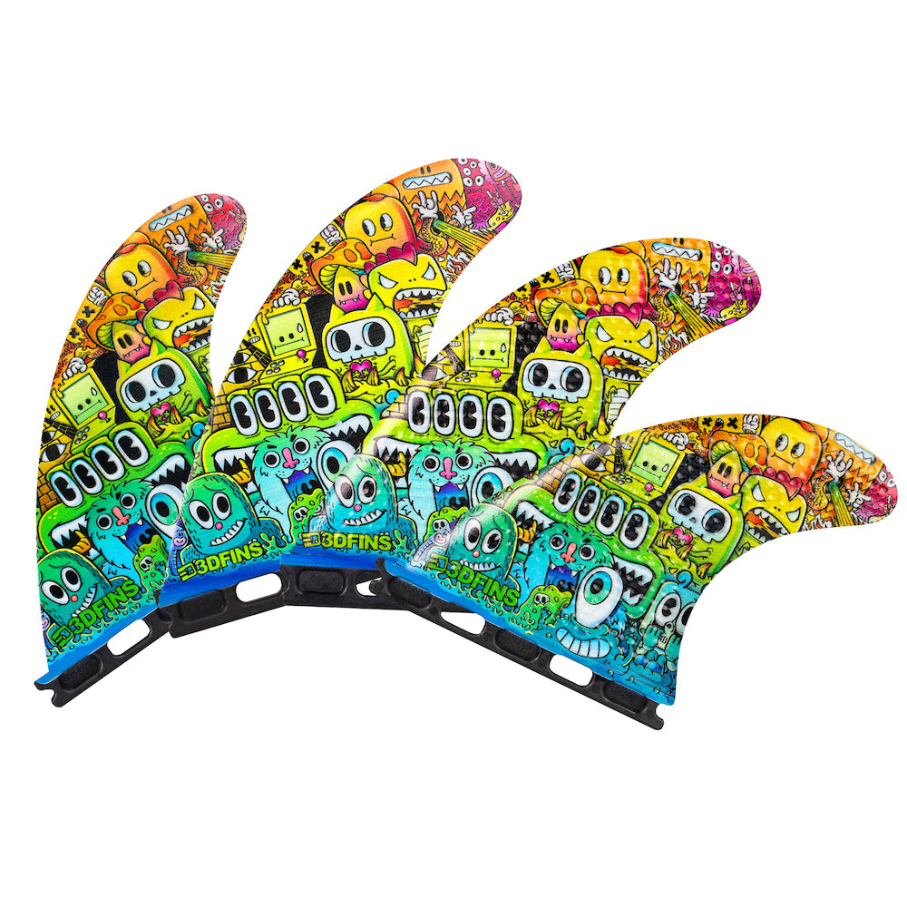 3DFins - Quad Monsters (Futures) - Medium
