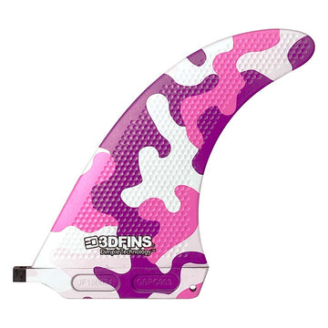 3DFins - 7" Longboard - Pink Camo