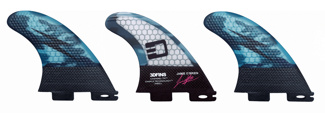 3DFins - Jamie O'Brien JOB (3DF2) - Blue Camo - Large