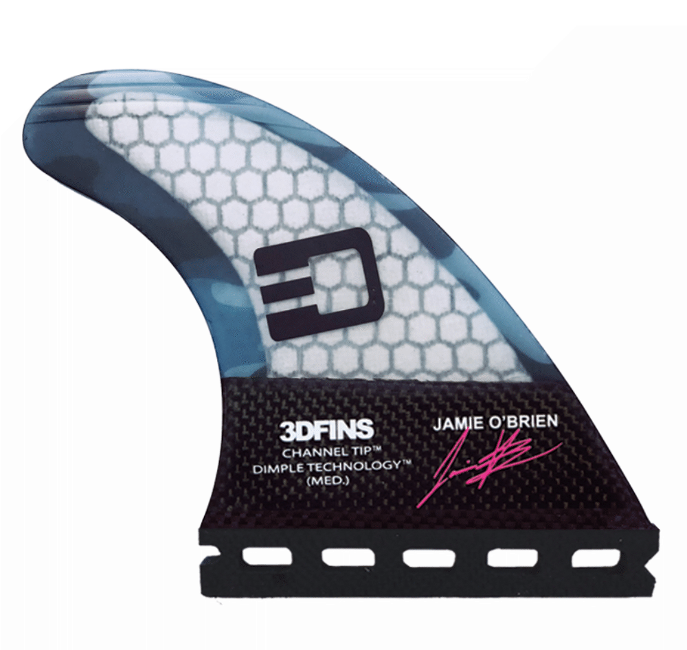 3DFins - Jamie O'Brien JOB (Futures) - Blue Camo - Large