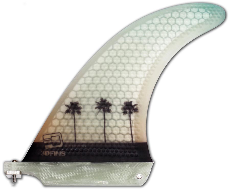 3DFins - 7" Juicer 177 - Palm Trees