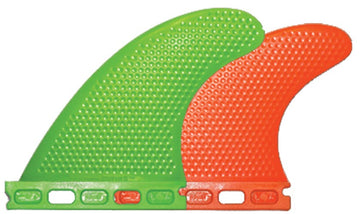 3DFins - XCS Quad Lite (Future) - Medium - Green/Orange