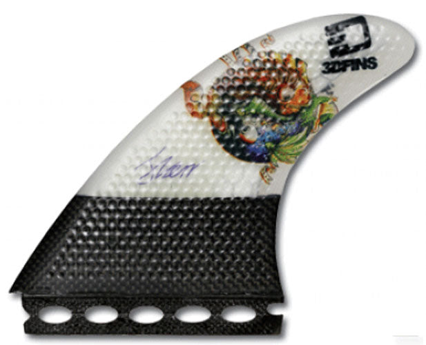 3DFins - Carbon 7.0 XDS (Future) - YingYang Fish - Large