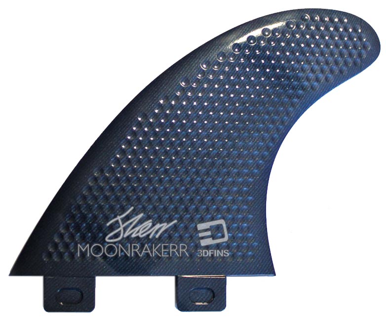3DFins - Quad Blue Metal (FCS) - Josh Kerr Moonrakerr - Medium