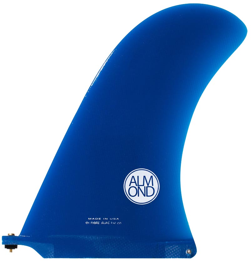 Almond Fins - 10" Log Rhythm Fin - Gloss Blue
