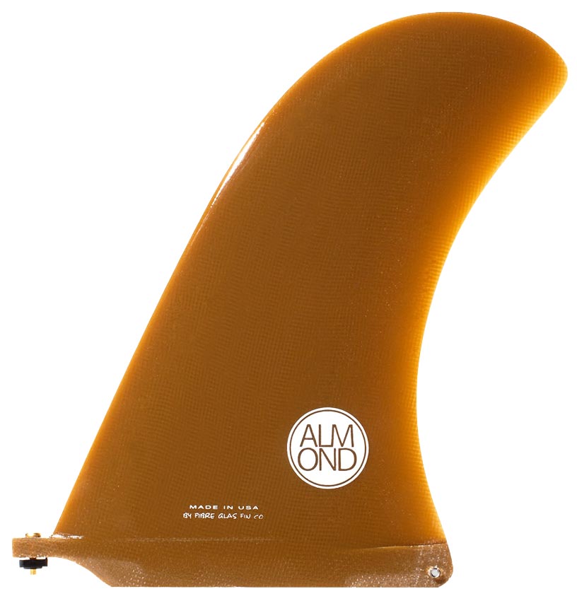 Almond Fins - 10" Log Rhythm Fin - Opaque Brown