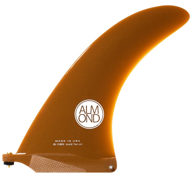 Almond Fins - 7.75" Kook Fin - Gloss Brown