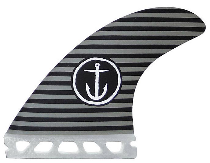 Captain Fins - Grey Stripes (Futures) - Medium