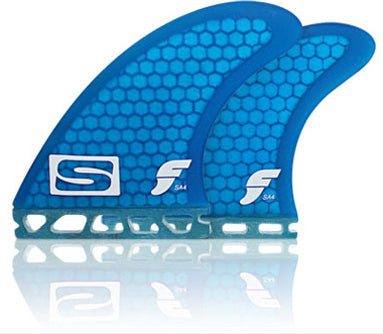 Future Fins  - Quad FSA4 - Simon Anderson - Blue