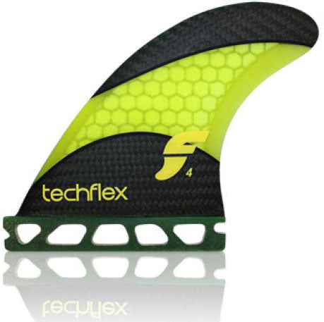 Future Fins - F4 Techflex - Yellow - Small