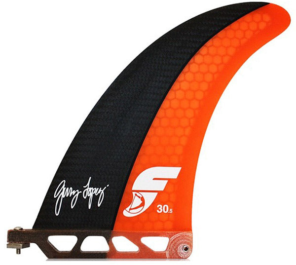 Future Fins - 7.75" Gerry Lopez - Ocean SUP Fin - Carbon - Orange