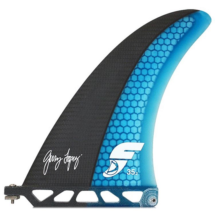 Future Fins - 8.5" Gerry Lopez - Ocean SUP Fin - Carbon - Blue