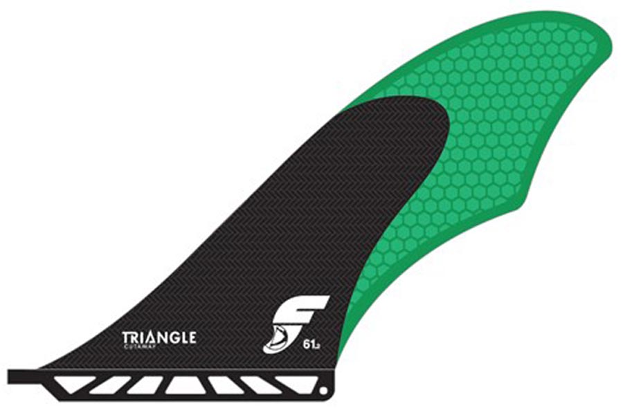 Future Fins  - Triangle Cutaway SUP Fin - Green - Large