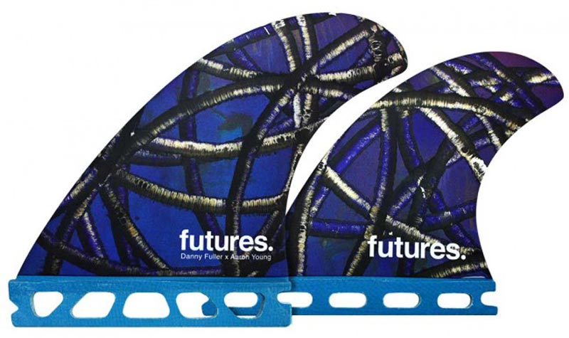 Futures Fins - Danny Fuller Quad - Blue - Medium