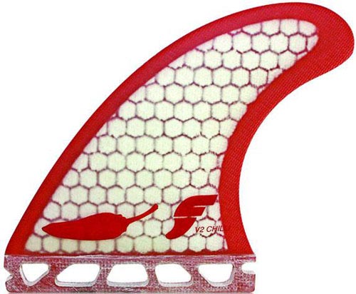 Future Fins - V2 Chilli - Red Hex - Medium