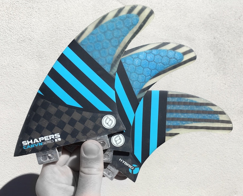 Shapers Fins - CARVN (FCS) - Blue - Large
