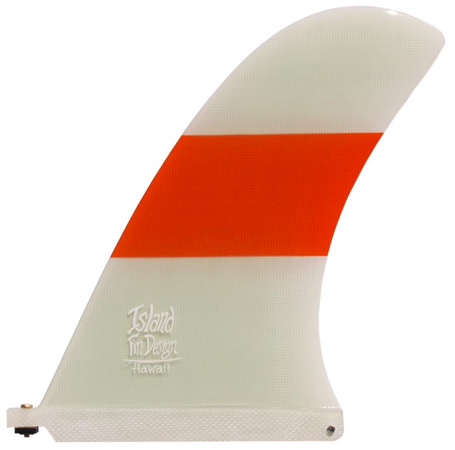 Island Fin Design - 10" H3 Freeway - Orange Stripe