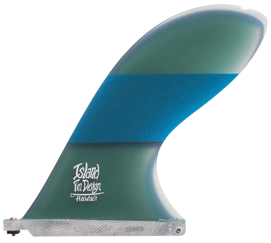 Island Fin Design - 9.5" Fatboy - Blue Stripe