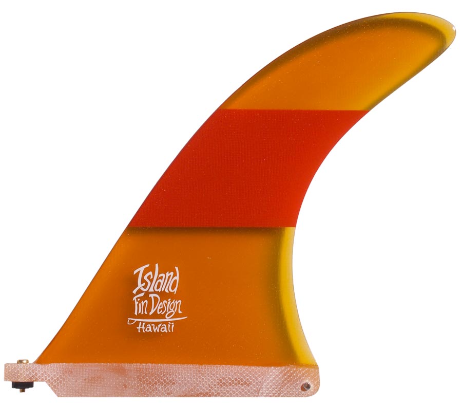Island Fin Design - 9" H2 Freeway - Orange