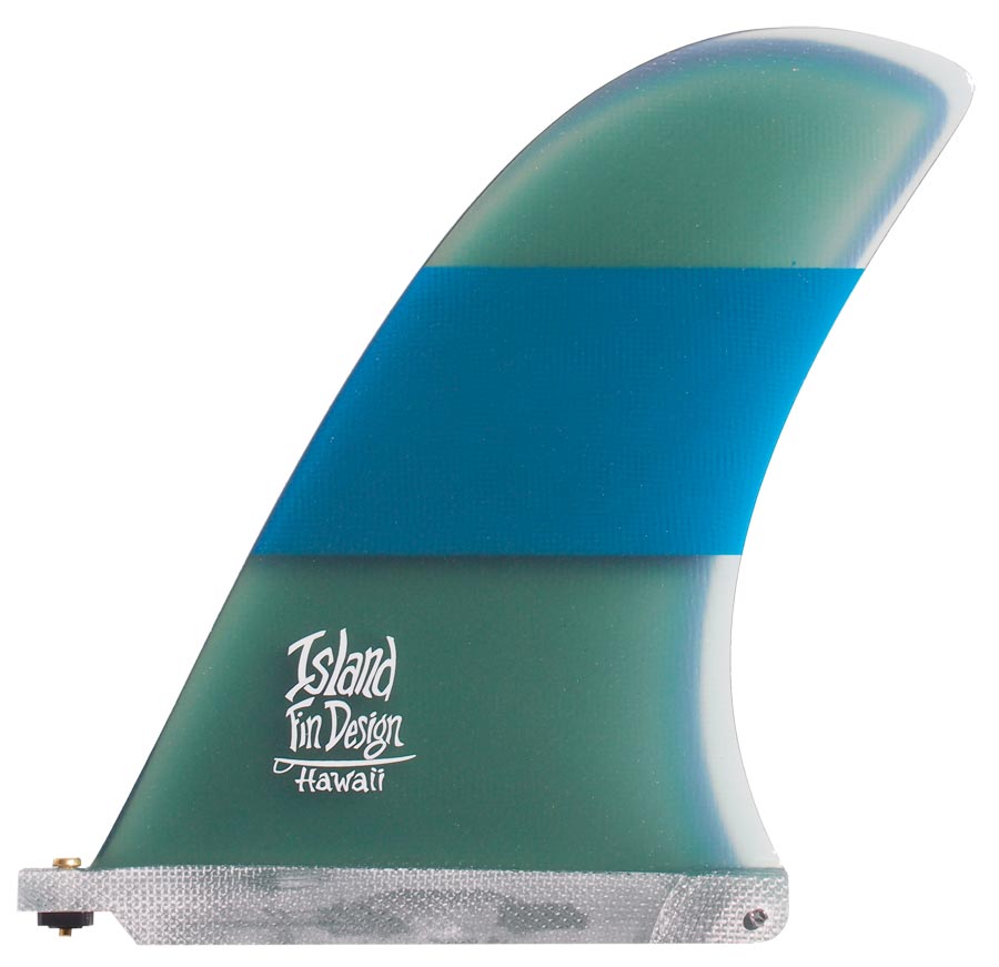 Island Fin Design - 9" H3 Freeway - Blue Stripe