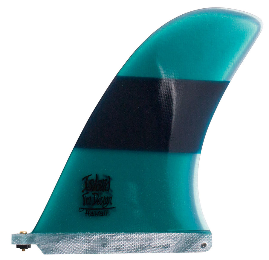 Island Fin Design - 9" Nui - Blue Stripe