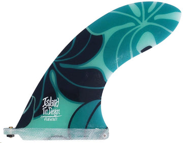Island Fin Design - 9" Pau Hana - Aloha Print - Green