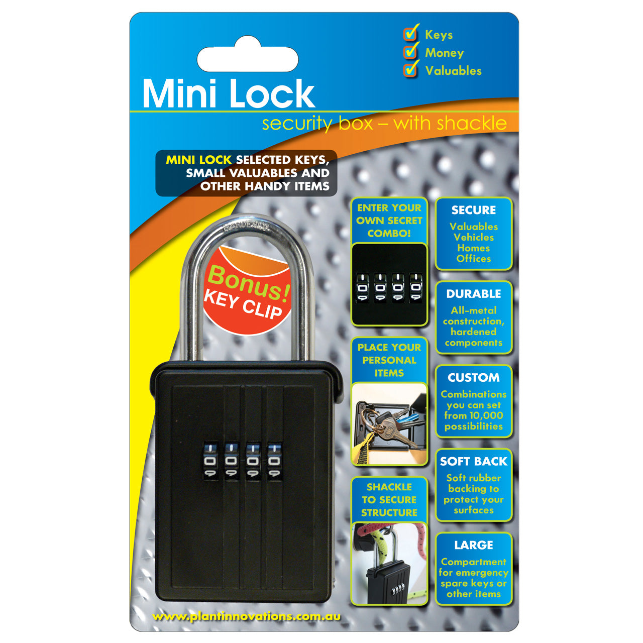 Mini Surf Lock - Security Key Safe Padlock – Wetfins