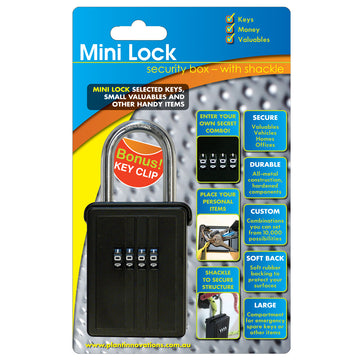 Mini Surf Lock - Security Key Safe Padlock
