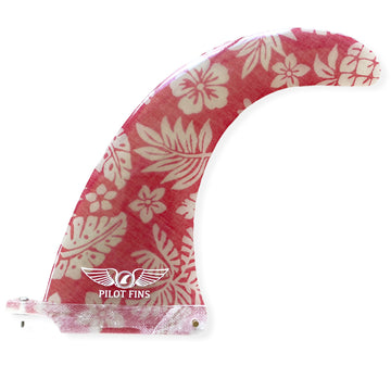 Pilot Fins - 8" Flex Drive - Red Floral