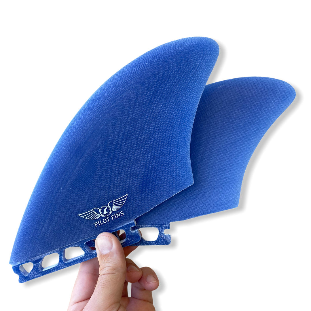 Pilot Fins - Keel Twin Fins (Futures) - Blue