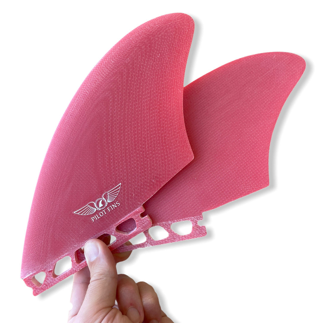 Pilot Fins - Keel Twin Fins (Futures) - Red