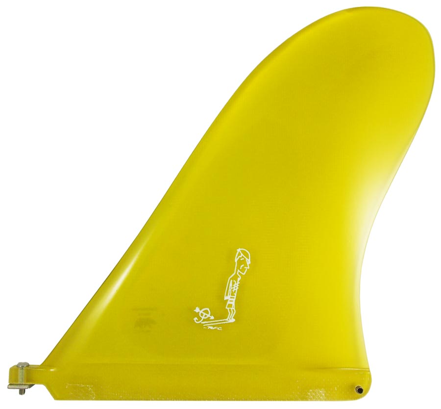 Rainbow Fins - 10" Justin Quintal - Yellow