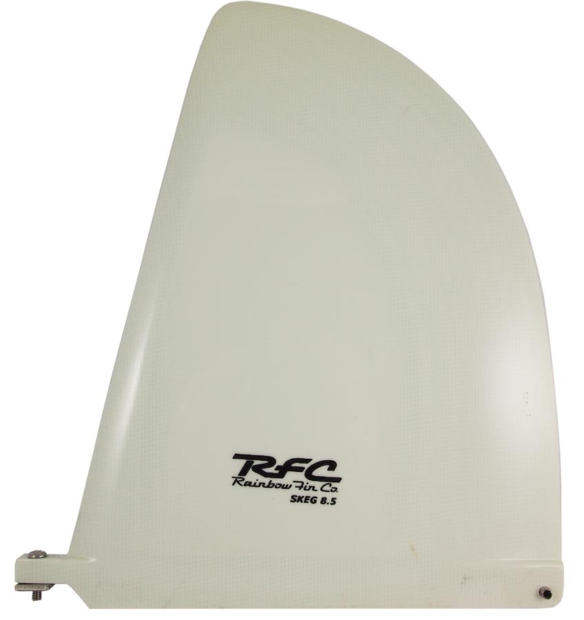 Rainbow Fins - 10" Reverse Skeg - White